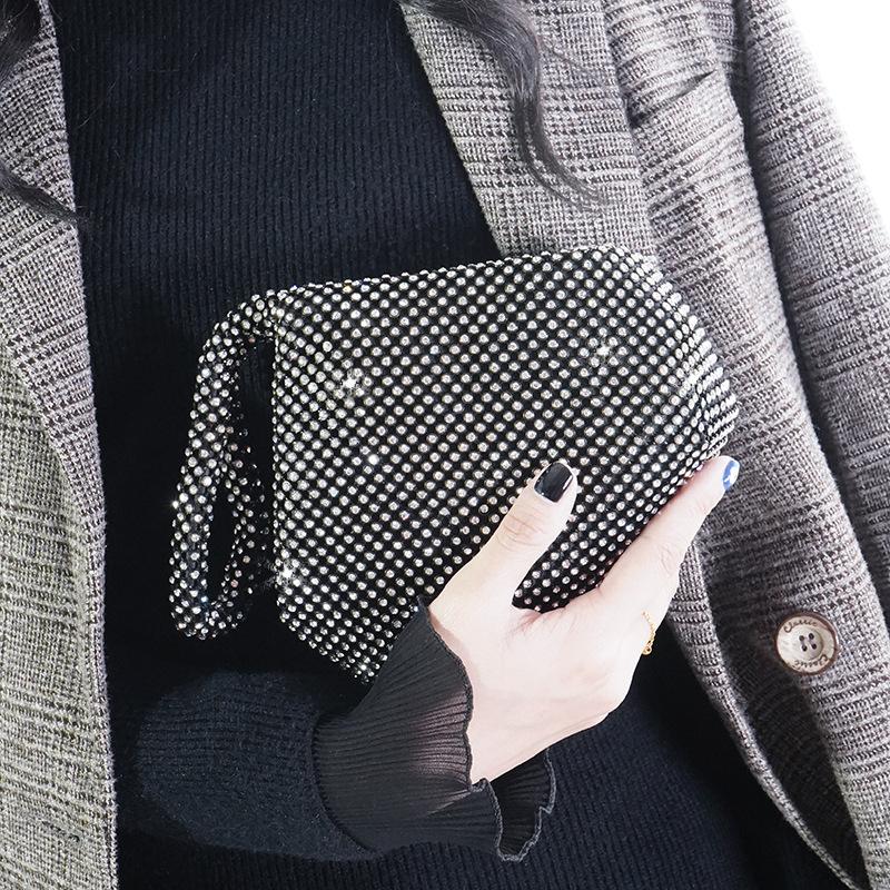 Женская блестящая сумка через плечо, элегантные блестящие сумки на плечо, клатч, модная сумка-тоут с цепочкой, женский шикарный вечерний свадебный клатч