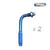 ZSDTRP 190cm Throttle Cable Nylon Braided Pipe With 90° Accelerator Adjuster Screw Motorcycle kit For Honda Yamaha