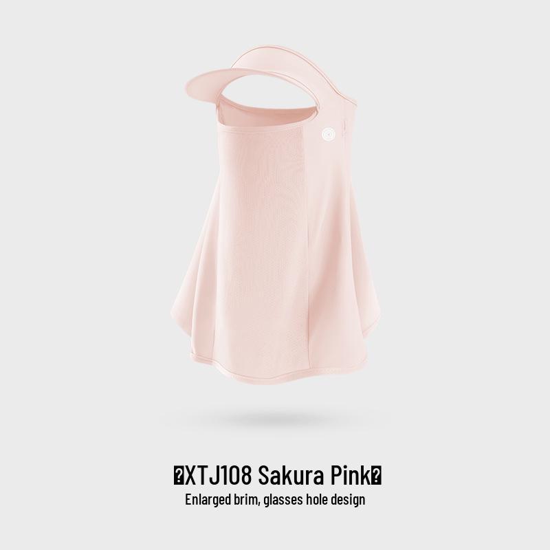 Женская летняя маска для лица из ледяного шелка с защитой от УФ-лучей для велоспорта и гольфа - XTJ91