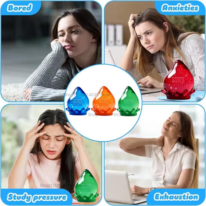 Schylling Nee Doh Мальтозная Капля Мягкая Сжимаемая Игрушка-Защипка Сенсорная Игрушка-Снятие Стресса Игра Подарок