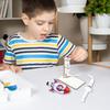 1 набор DIY ракетная установка модель комплект ручной работы деревянная головоломка ракета с воздушным приводом строительство поделки дети STEM образовательный научный эксперимент игрушка