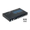 7 Band Car Audio Equalizer DSP Chip for Car, Boat Black Easy Install Frequency Adjustable