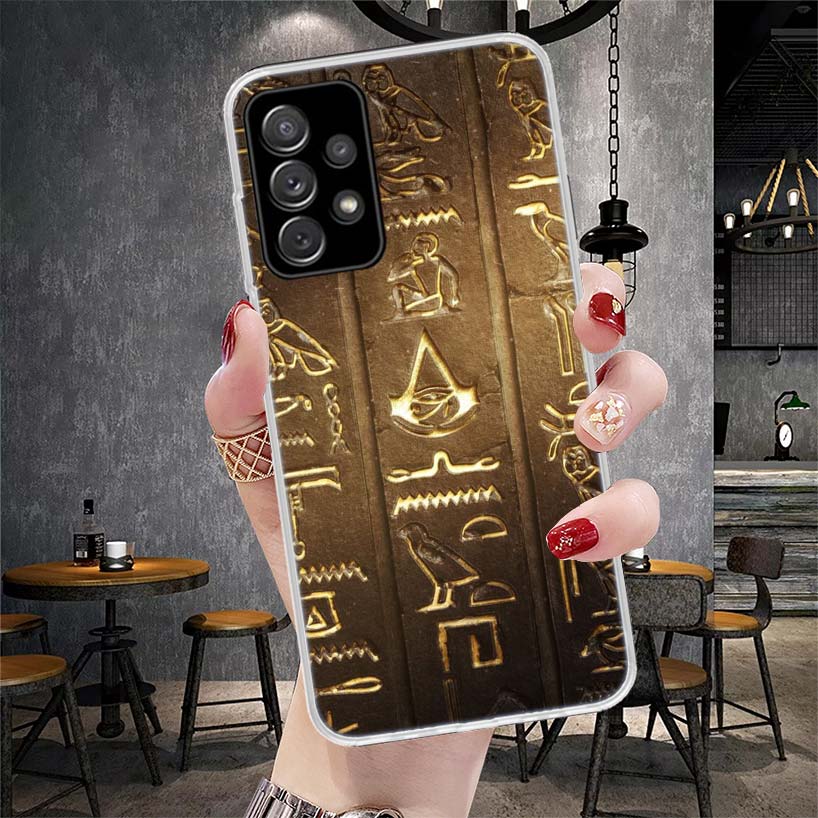 Египет Нефертити Анубис Анх Фараон Мягкий Чехол Для Телефона Для Samsung Galaxy S22 S23 S24 S25 Edge S26 Ultra S20 FE S21 Plus + Fundas C