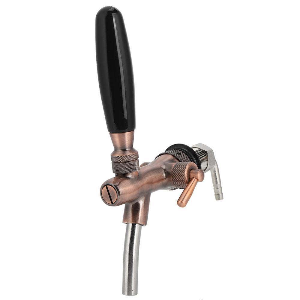 G5/8 Thread Adjustable Beer Faucet Bronze Beer Dispenser Adjustable Beer Keg Faucet Restaurants