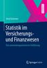 Книга Statistik Im Versicherungs- Und Finanzwesen : Eine Anwendungsorientierte Einfuhrung