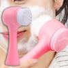 Face Brush Double Side Massage Portable 3D Hot Silicone Skin Care Cleansing Tool for Unisex