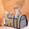 Portable Cat Carrier Bag Pet Car Travel Crates Vehicle Folding Soft Bed Collapsible Kennel House for Medium Puppy Dog