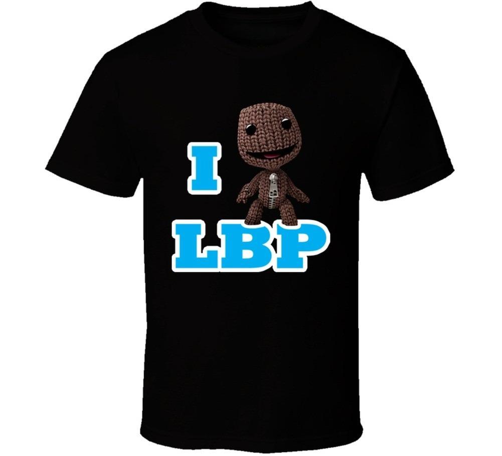 Little Big Planet Классическая Электронная Игра 3D Печатная Мужская и Женская Футболка Рубашка Главный Герой Sackboy Круглый Вырез Унисекс Топ