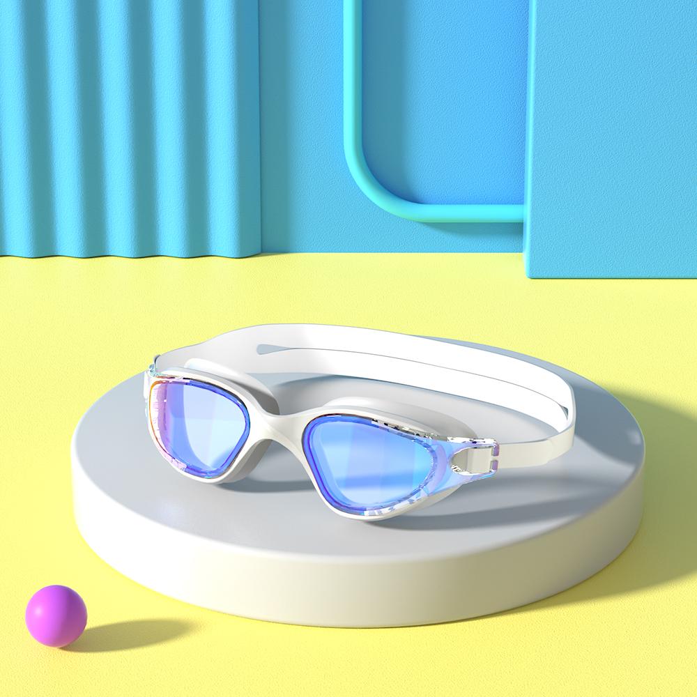 JSJM Новые очки для плавания HD Anti-Fog Профессиональные очки для плавания Силиконовые анти-УФ Регулируемые очки для плавания Взрослые унисекс