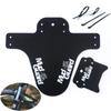 New Bicycle Fenders Plastic Colorful Front Rear Bike Mudguard Mountain Bike Wings Mud Guard Cycling Accessories For Bicycle