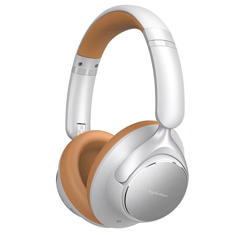 Bluetooth 5.4 Wireless ANC Headphones Over Ear with ULT Bass Mode, 50H Battery Life, Foldable Design for Travel and Office