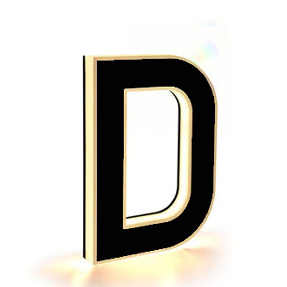 Водонепроницаемая светодиодная подсветка номера дома Персонализированный источник питания 12 В Подсвечиваемый знак с номером дома Цифровой узор