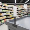 Держатель для рулонных пакетов с монтажным кронштейном Вертикальная подставка Компактный для супермаркетов