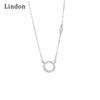 Женское ожерелье Lindon, кулон из медного сплава, циркон, модный подарок