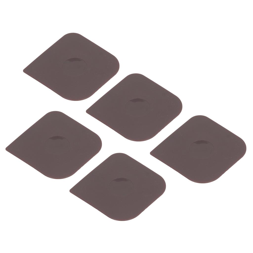 5 Pack Pan Scrapers Dish Scraper Tool Cast Iron Cleaner Scraper Non Scratch Pot Scraper for Cleaning Grease Dough Making