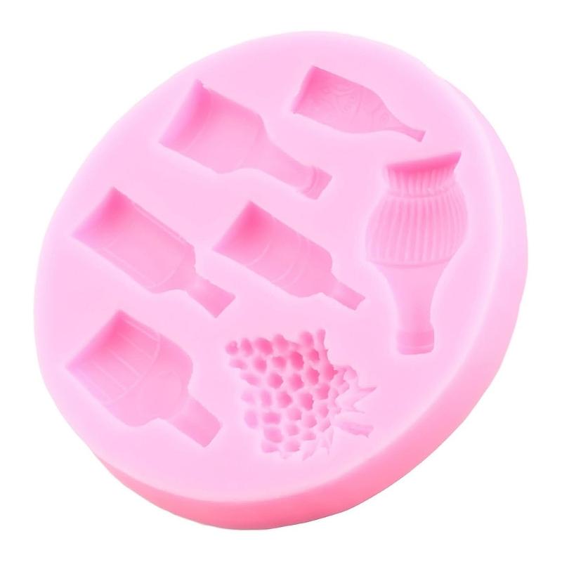 Силиконовая форма для конфет в виде винной бутылки Набор Термостойкие материалы Для легкого приготовления десертов Креативный кухонный незаменимый аксессуар