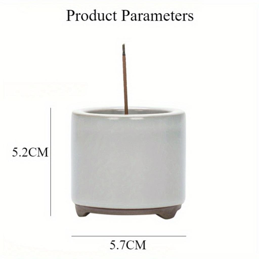 1 шт. винтажная керамическая курильница для благовоний Zen, держатель для благовоний ручной работы, подставка для курильницы, настольное украшение для дома