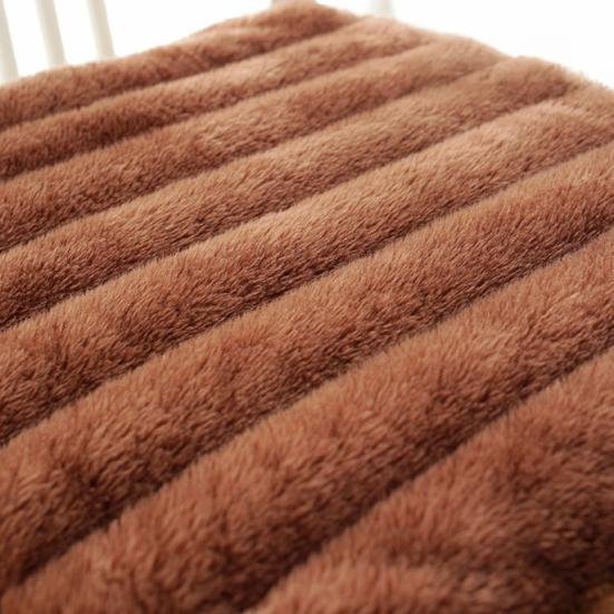 Seat Cushion Trapezoidal Shape Adjustable Straps Plush Material Chair Pad Dining Office Car Seat Cover Home Accessory