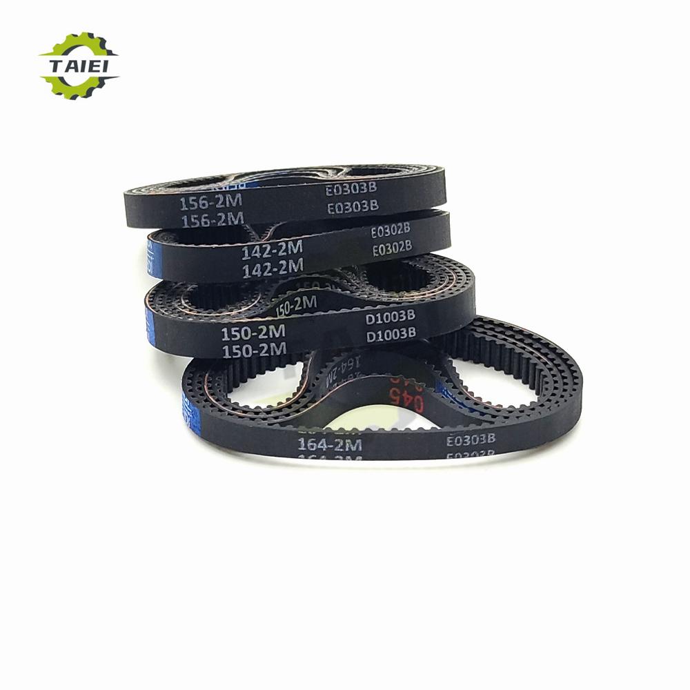 HTD 2M Rubber Timing Belt Length 118 120 126 128 130 142 150 156 160 162 168mm Vacuum cleaner Drive Belt Width 4/5/6mm 2M-142