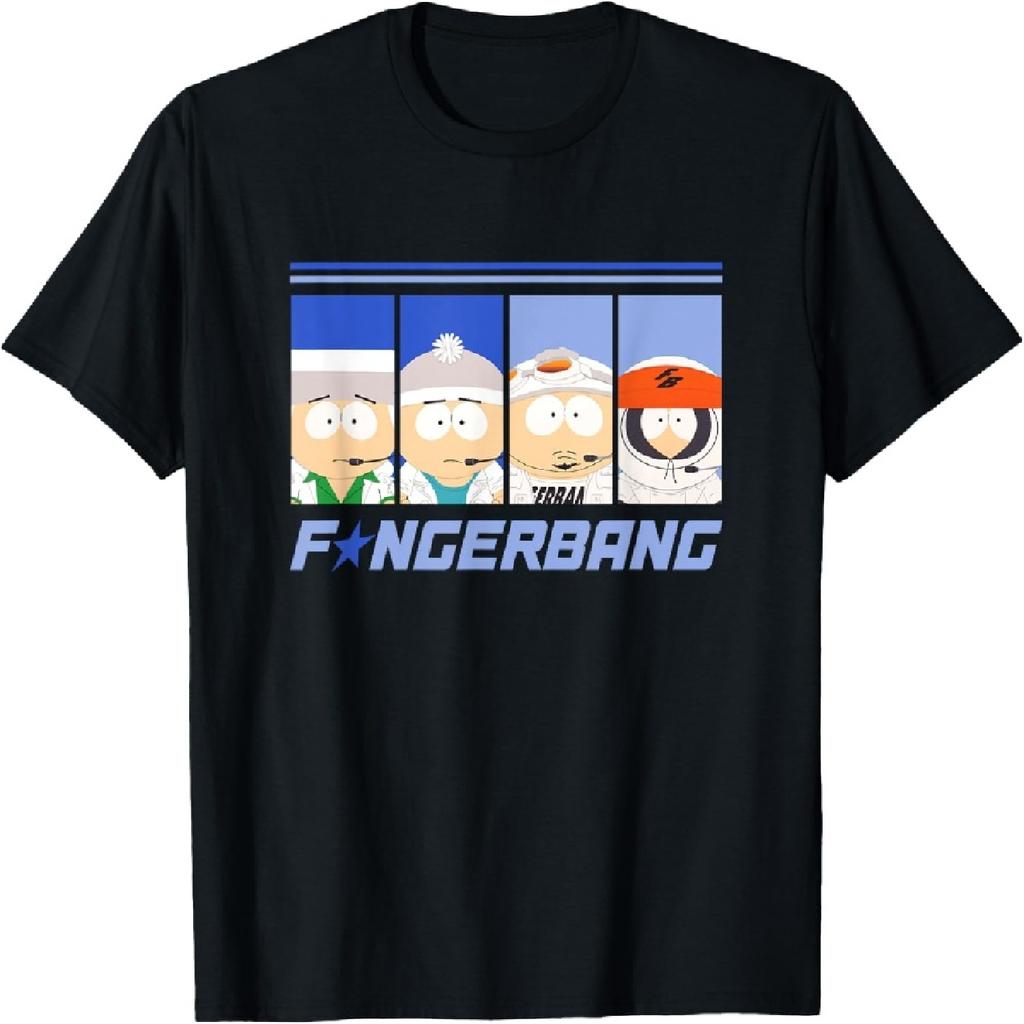 Футболка с изображением бой-бэнда Fingerbang из Южного Парка, состав альбома