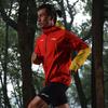 Куртка для бега по пересеченной местности Li Ning Running Series с капюшоном, водонепроницаемая, дышащая, быстросохнущая, со светоотражающим принтом, унисекс, красная, желтая ACFV005-4