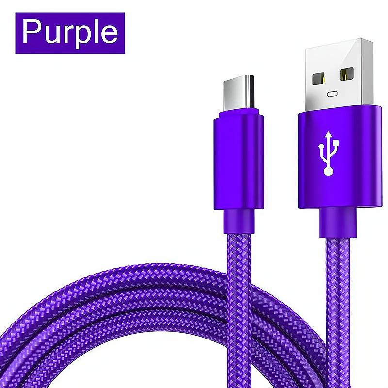 Цифровые кабели Высокоскоростной кабель USB Type-C для быстрой зарядки 3,3 фута/6,6 фута/9,9 фута для телефонов Android — совместим с Samsung, Redmi, OnePlus и Xiaomi