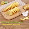 Large Hand-Crank Spiral Potato Slicer and Skewer Maker