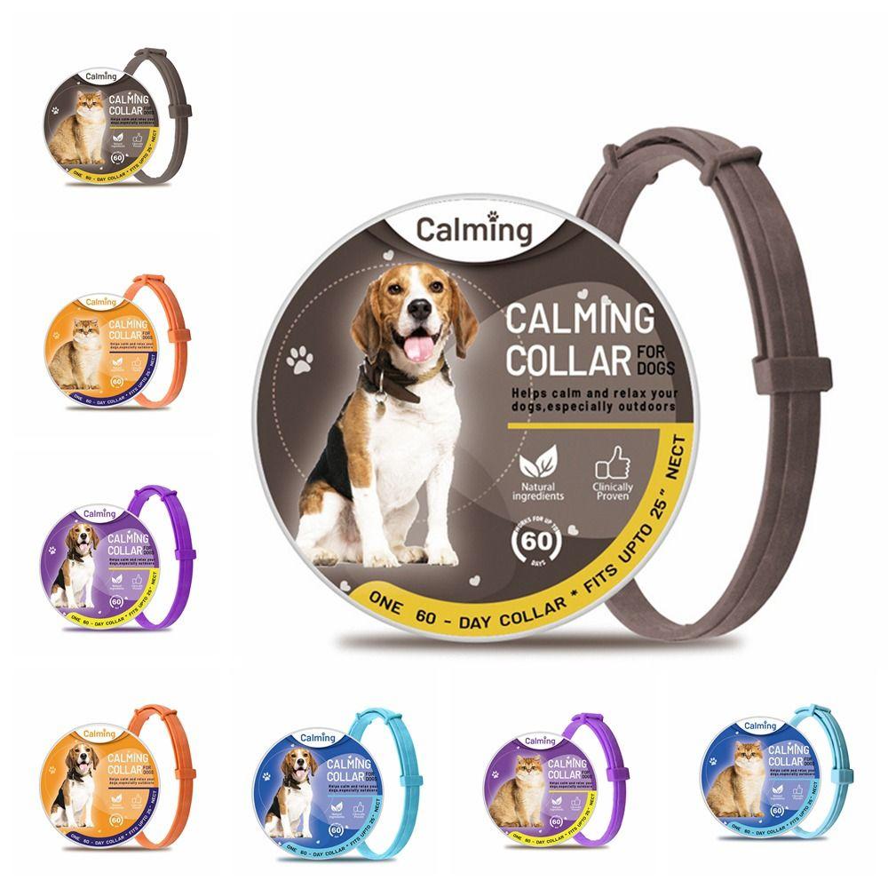 Pet Supply Pacify Adjustable Anxiety Relief Stress Reduction Dog Cat Necklace Pet Calming Collar