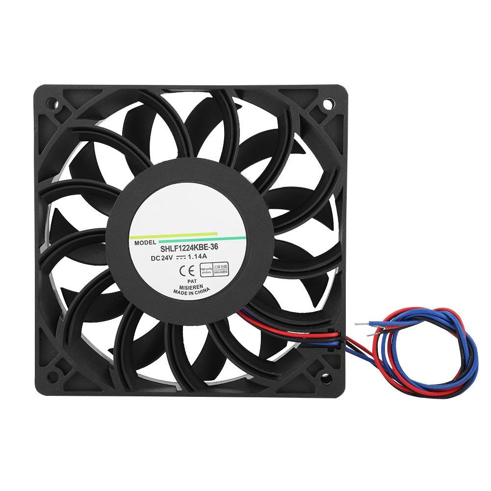 SHLF1224KBE 36 DC24V 1.14A 12CM Inverter Transmission Server Fast Heat Dissipation Cooling Fan