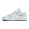 Детские кроссовки Air 1 Low SE GS Glacier Blue разноцветные белые суперфиолетовые HJ3481-491