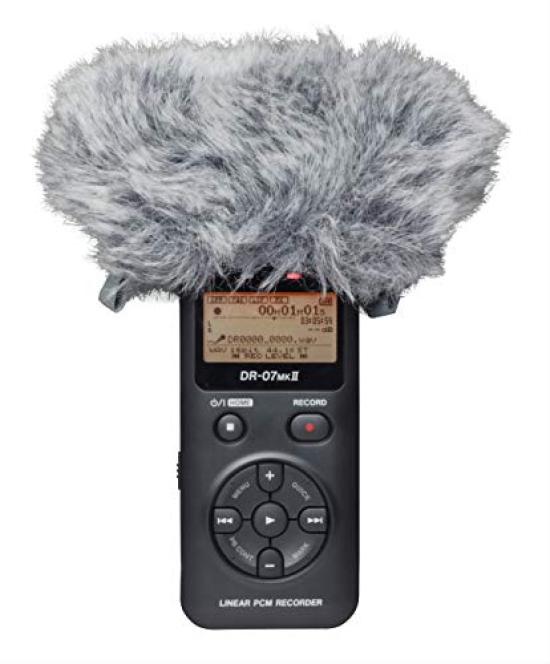 TASCAM Windscreen for DR Series Field Ideal for and railway Provides wind protection and eliminates wind noise and other unwanted sounds during