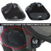Motorcycle Side Pocket Cover USB Port Charger Compartment Waterproof Storage Cover Accessories for YAMAHA NMAX155 2020-2025