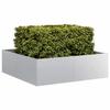 VidaXL Planter 100x100x30 Cm Galvanized Steel 860813