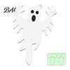 Reusable Garden Art Halloween Ghost Stake, Spooky Glow-in-The-Dark Yard Sign, Pumpkin Villa Lawn Accents Scarecrow Acrylic Decoration for Pathway