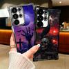 Готический вампир Алый Арт Покрытие Чехол для телефона Для Samsung Galaxy S24 S25 FE S26 Edge S23 Ultra S22 S21 Plus S20 Противоударный Airaba