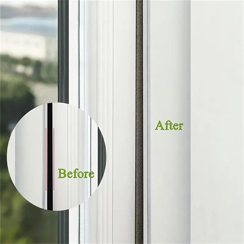 2 рулона/упаковка, уплотнитель для защиты от атмосферных воздействий, самоклеящиеся уплотнительные ленты, пенопласт, оконное стекло, дверь, звукоизоляционная, противоударная, пыленепроницаемая, теплая уплотнительная лента