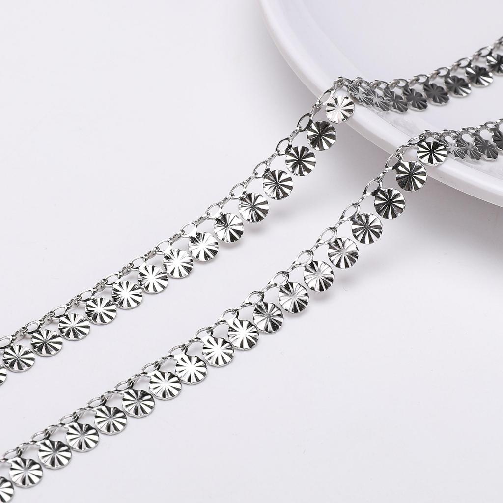 1 метр панк-цепи из нержавеющей стали для изготовления украшений своими руками - Прочная и устойчивая к коррозии