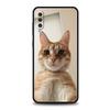 Милый чехол-котик с сердцем для Samsung Galaxy A56 A36 A26 A34 A17 A16 A06 A14 A12 A54 A72 A70 A24 A22 A20e A52 A50 A40 A32