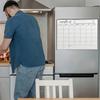 Magnetic Whiteboard for Fridge, Dry Erase Weekly Planner Board with Marker, Reusable Message Board for Home and Office