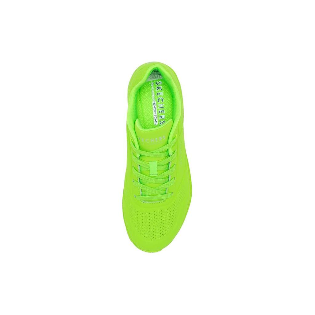 Skechers Uno Удобные Повседневные Кроссовки Низкие Женские Зеленый 73667-LMGN