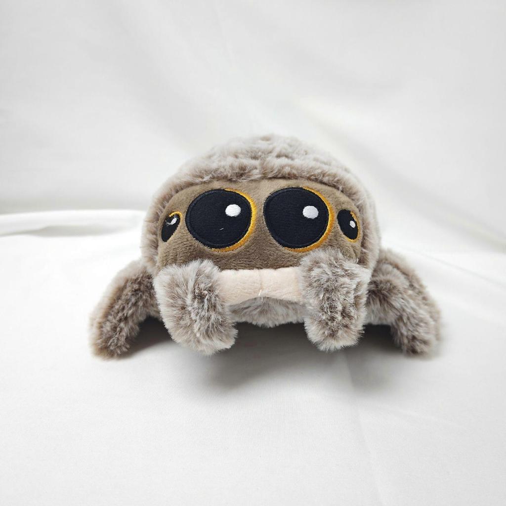 Spider Plush Toy 8.2 Inch Soft & Realistic Stuffed Spider with Big Eyes