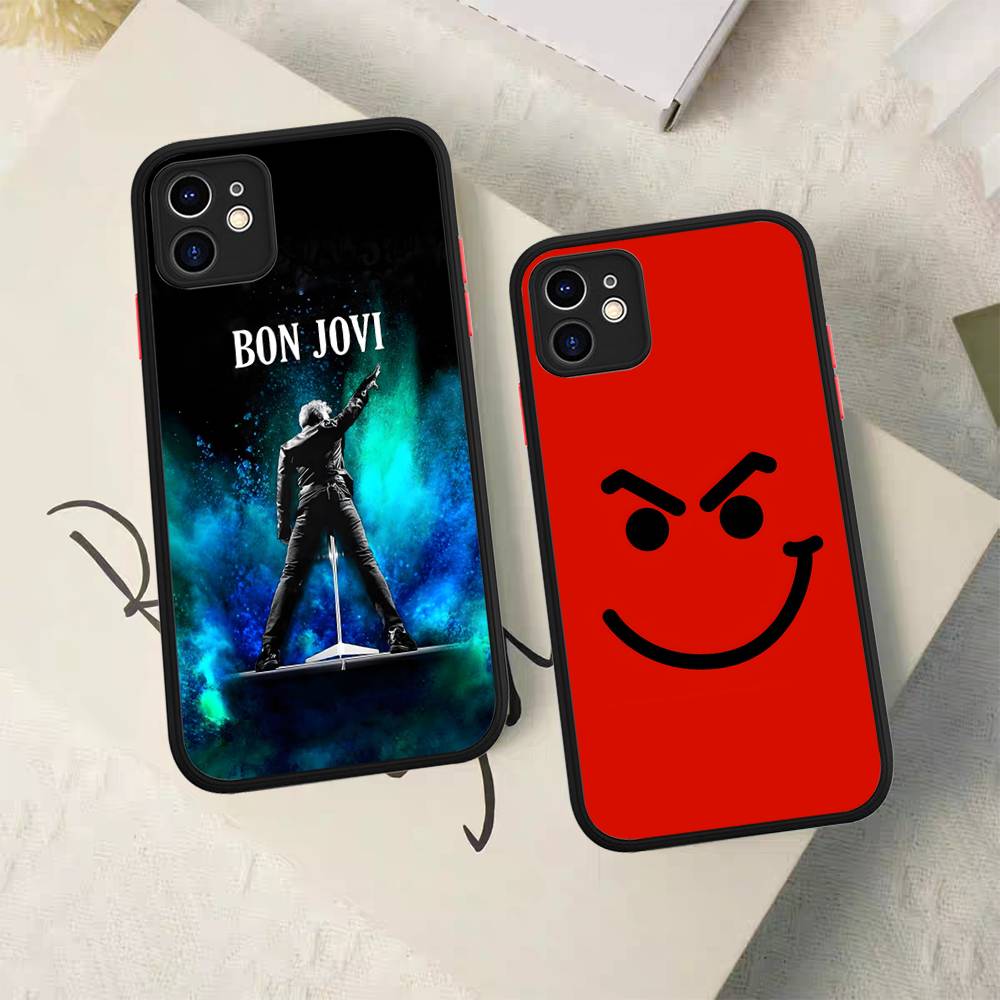 Чехол для телефона B-BonS J-Jovi Для IPhone 16e 16 15 14 13 12 11 Pro Max X XS Max Plus Матовый Прозрачный