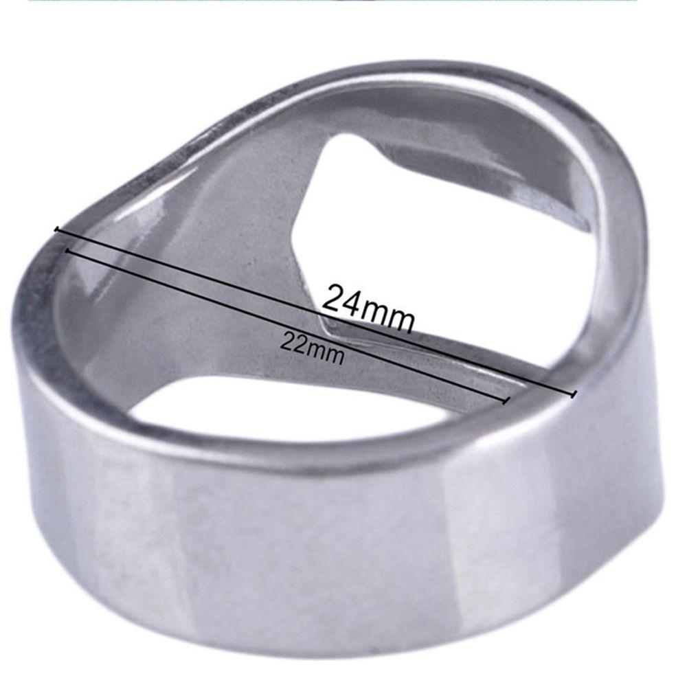 Finger Ring-shape Remover Cap Opening Kitchen Gadgets Bar Tools Beer Bottle Opener Wine Opener