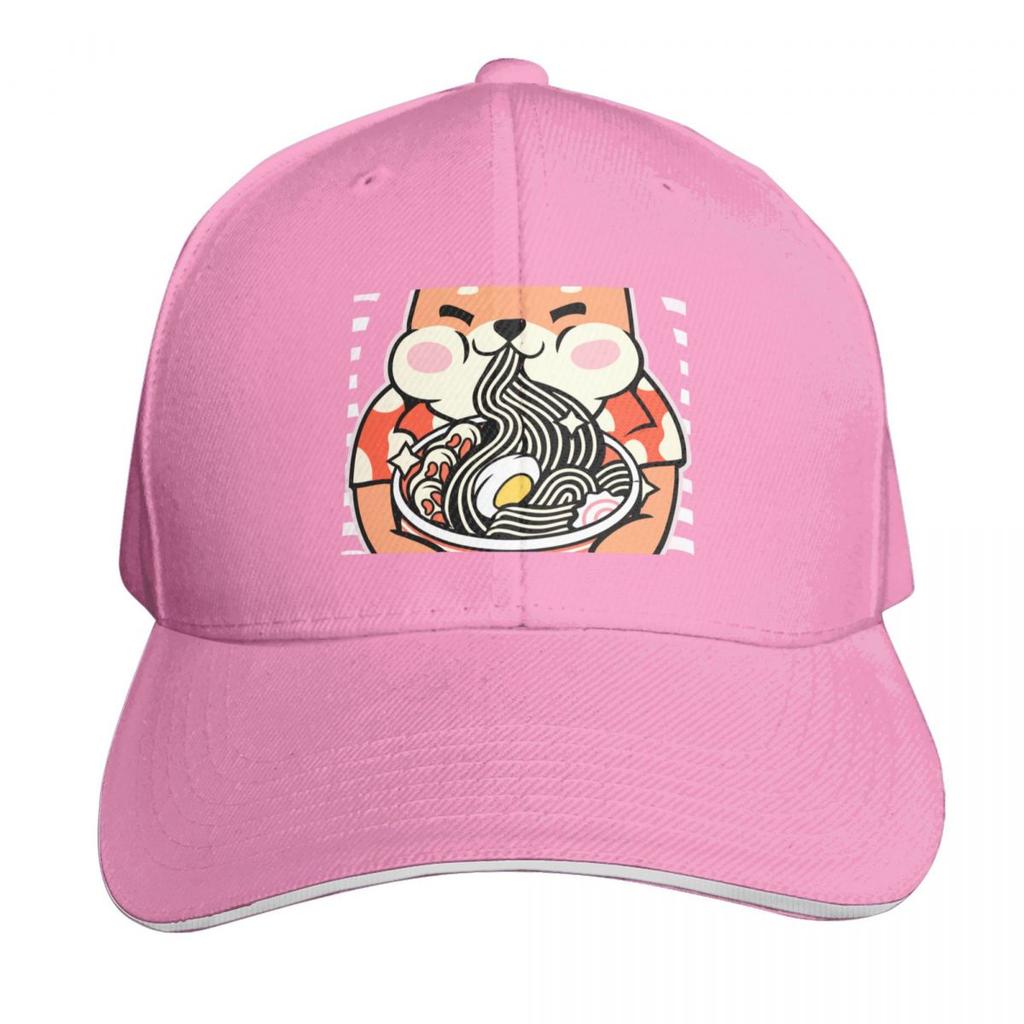 Shiba noodles Baseball Cap Kids Hat Hood Snapback Cap Christmas Hat Caps Women Unisexs