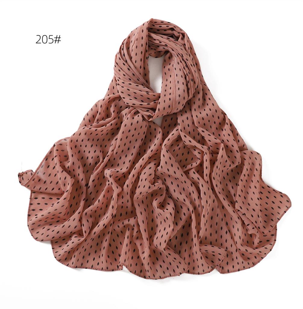 Модный клетчатый шифоновый шарф, мусульманский женский шифоновый хиджаб, исламские аксессуары, турецкая бандана, красивый шарф-шаль из Иу