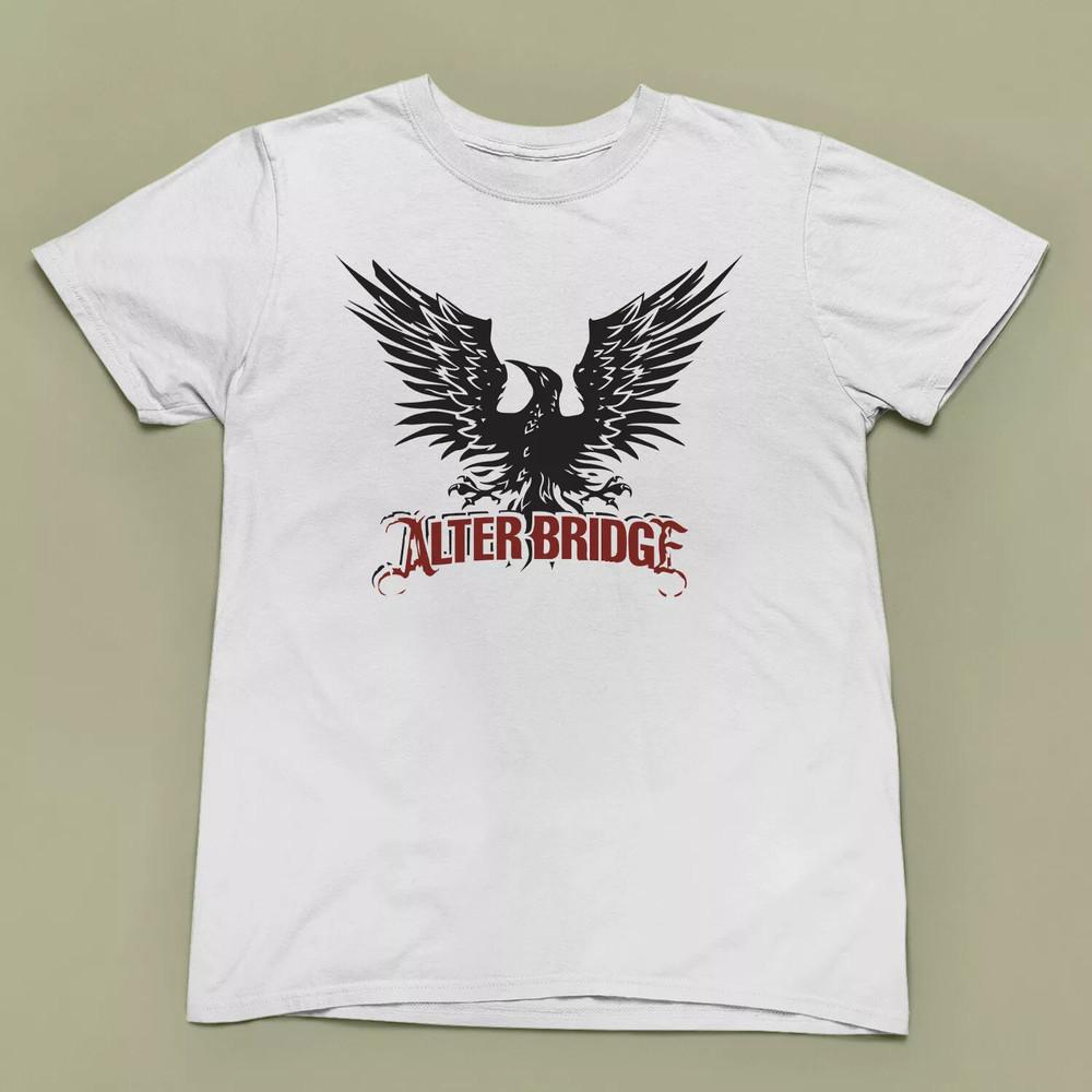 Редкая Коллекция Логотипов Alter Bridge Подарок для Фанатов Унисекс S-5XL Футболка Футболка BM1771 Унисекс Футболка