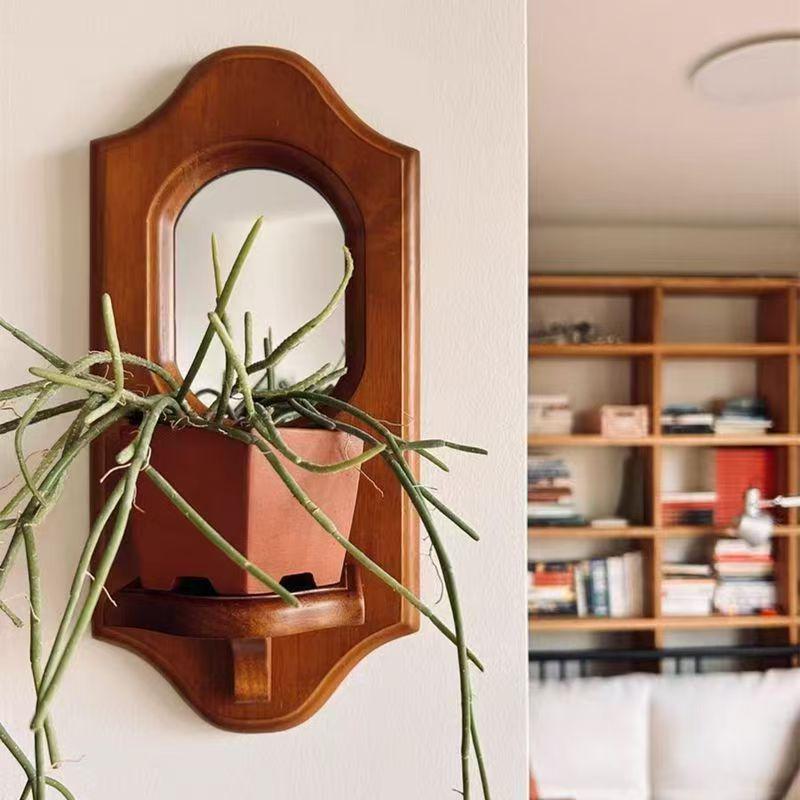 Настенный подсвечник и зеркало в стиле ретро середины века для декора кафе или ресторана