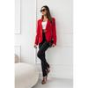 Tooxika Autumn And Winter New Long-sleeved Single-breasted Solid Color Suit Jacket For Women