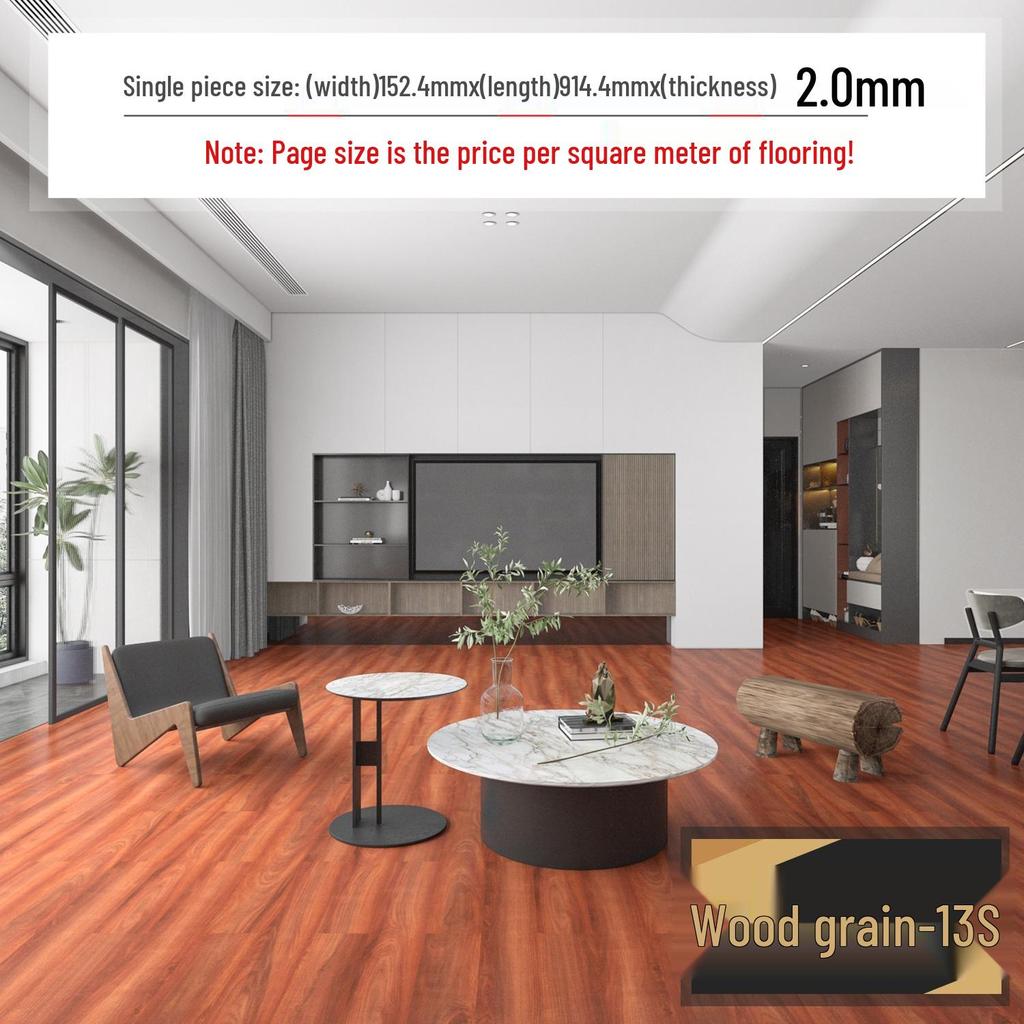 Самоклеящаяся водонепроницаемая виниловая наклейка для пола под камень: Толстое, износостойкое ПВХ-покрытие для спален