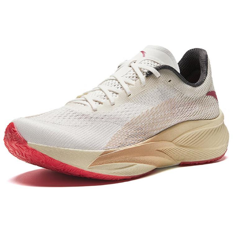 Anta C202 5-го поколения удобные нескользящие амортизирующие низкие кроссовки для бега женские кроссовки белые бежевые желтые 122455563-4